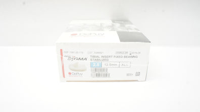 DePuy 1581-22-112 Sigma Tibial Insert Fixe Bearing Stabilized 2.5,12.5mm XLK (x)